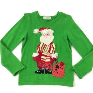 Susan Bristol Ugly Christmas Sweater Santa Claus
